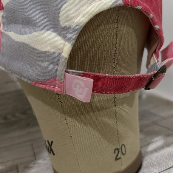 Colorado University Boulder Camo/Pink Baseball Cap hat - Picture 5 of 8
